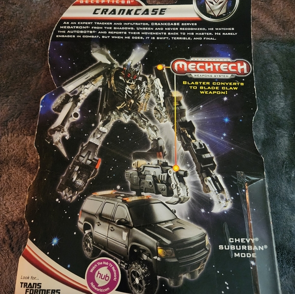 Other - Transformers Dark of The Moon, Mechtech Crankcase New in Box, 2010